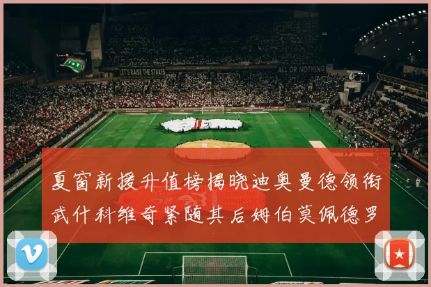 夏窗新援升值榜揭晓迪奥曼德领衔武什科维奇紧随其后姆伯莫佩德罗表现抢眼